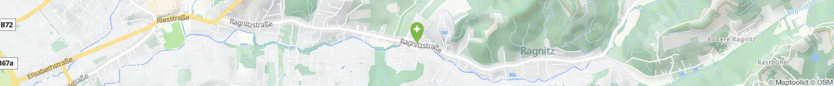 Kartendarstellung des Standorts für Apotheke Ragnitz in 8047 Graz-Ragnitz